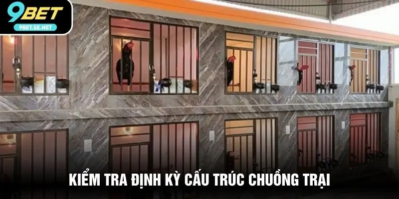Kiểm tra định kỳ cấu trúc chuồng trại